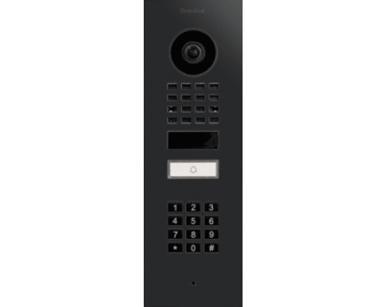 DoorBird IP Video Door Station D1101KV Flush-mount Graphite black (Polar Raven)