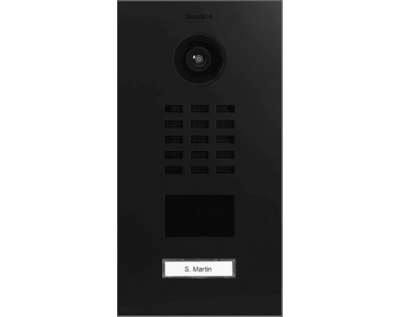 DoorBird IP Video Door Station D2101V-Graphite black (Polar Raven)