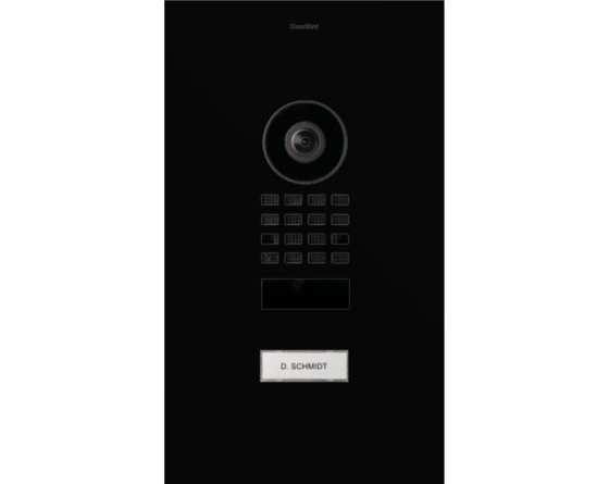 DoorBird Flush-mounted IP video door intercom to replace Mobotix T25 and T26