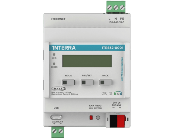 Interra 1 channel KNX-DALI Gateway ITR832-0001