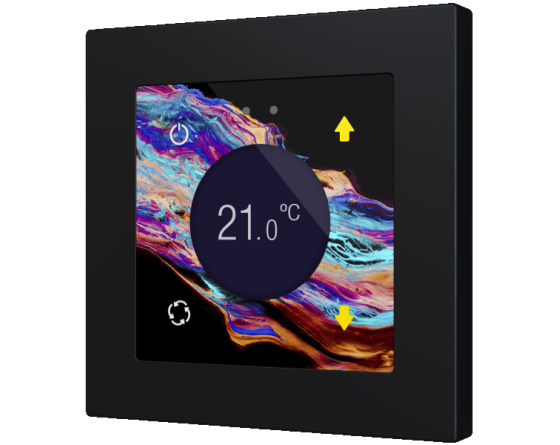 Zennio Flat RGB 55 Display  -  ZVIFR55D - ZVIFR55DC360