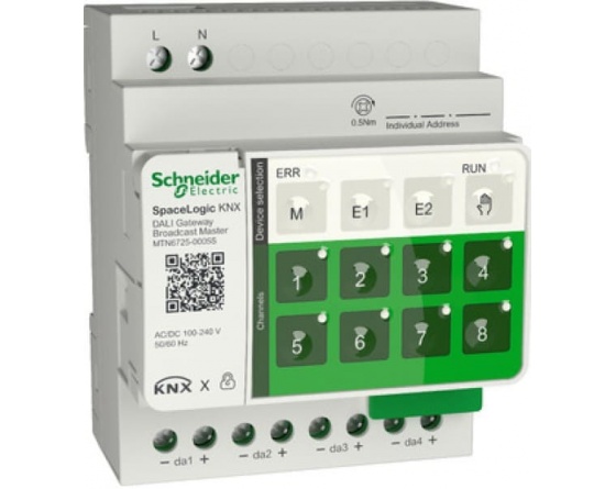 Schneider KNX - DALI Broadcast Master 4 channels/32, Secure-MTN6725-0005S