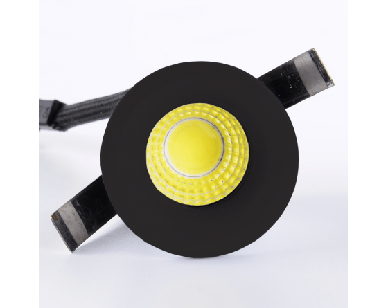 Spot LED rond orientable 24V 8W dimmable précablé MiniAmp