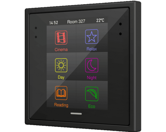 Zennio KNX Capacitive touch panel 2.8" display ZVIZ28A