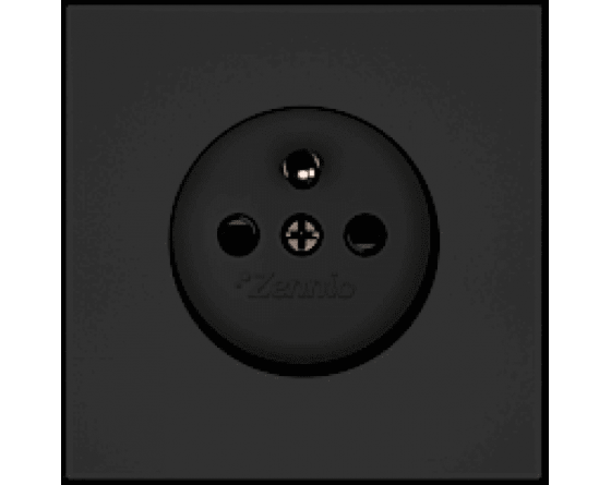 Zennio ZS70.French socket cover 70 x 70 mm – ZS70CFSA  anthracite