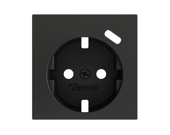 Zennio ZS55.Cover for ZS55 - Schuko Socket with USB C - ZS55CSC1USA - ZS55CSC1USS - ZS55CSC1USMW - ZS55CSC1USC
