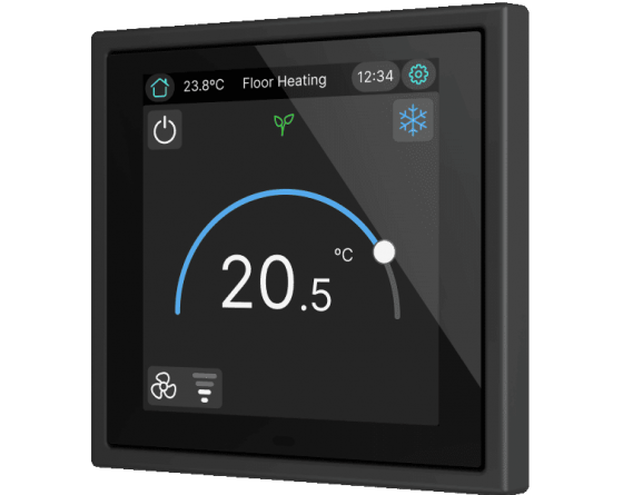 Zennio KNX CX33 Capacitive touch panel 3.3 inch display ZVICX33A-ZVICX33W-ZVICX33S-ZVICX33C-ZVICX33M
