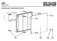 JUNG Glass Panel with 24 push-button sensor-IP54-KNX with status LED-MBT2424SW