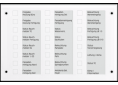 JUNG Glass Panel with 24 push-button sensor-IP54-KNX with status LED-MBT2424WW