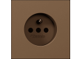 Zennio ZS70.French socket cover 70 x 70 mm – ZS70CFSC champagne