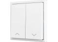 Zennio 2 key tilt cover Soft push button Shutter icons-ZS70CSOFT22SHMW