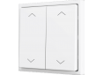 Zennio 2 key tilt cover Soft push button Shutter icons - ZS70CSOFT24SHMW