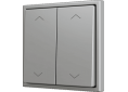 Zennio 2 key tilt cover Soft push button Shutter icons - ZS70CSOFT24SHS