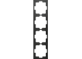 Zennio frame.ZS70- 4 module - ZS70FM4A