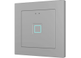 Zennio Tecla RGB 55  1 button silver - ZVITR55x1S