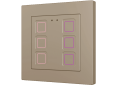 Zennio Tecla RGB 55  6 button Champagne - ZVITR55x6C