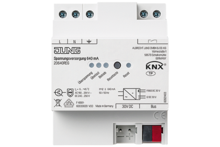JUNG KNX power supply, 640 mA 20640REG
