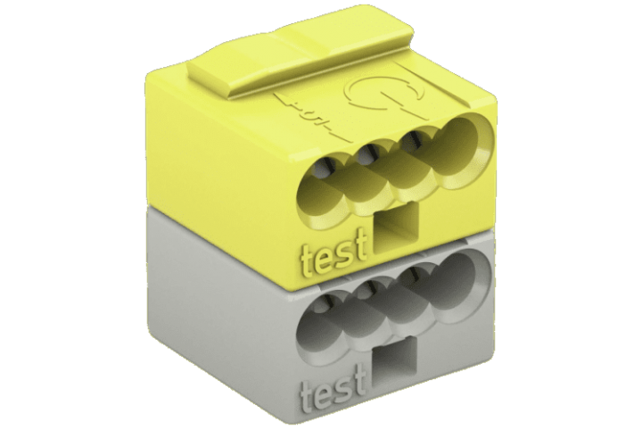Wago 243-212 yellow-white Connector KNX 4 holes
