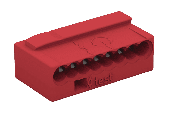 Wago 243-808 red KNX Connector 8 holes