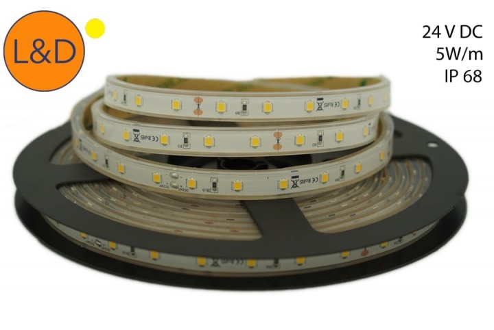 IP68 5W/m Warm white LED strip