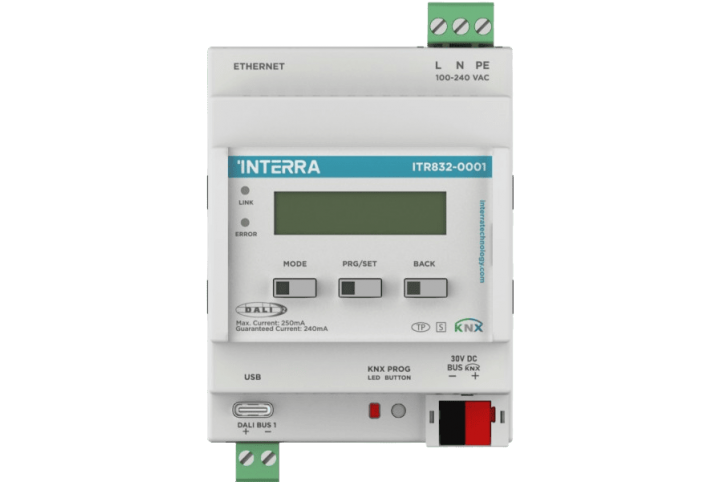 Interra 1 channel KNX-DALI Gateway ITR832-0001