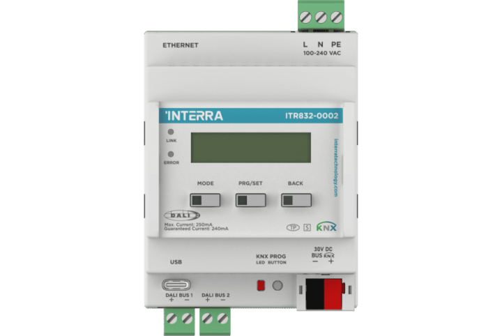 Interra 2 channels KNX-DALI Gateway ITR832-0002