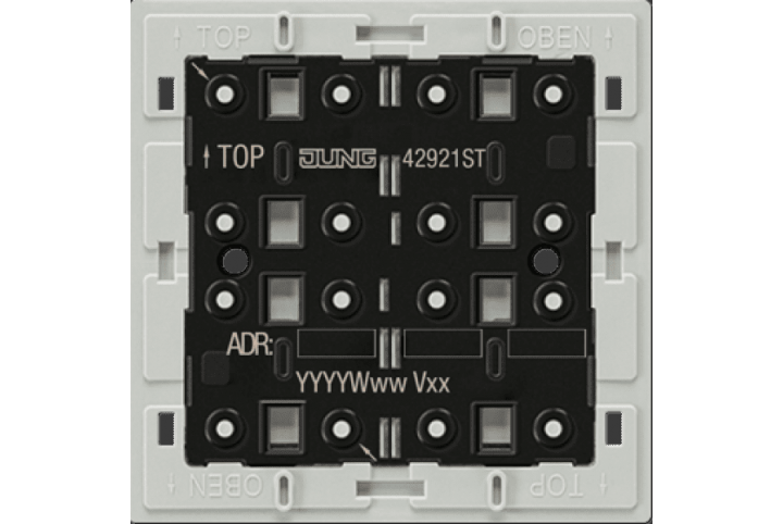 JUNG-F40-universal push-button module 2-gang-42921 ST