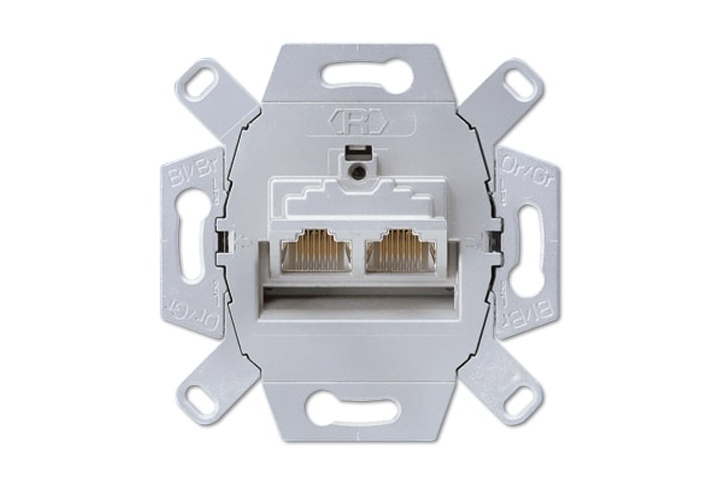 JUNG Double RJ45 plug mechanism UAE8-8UPOK6