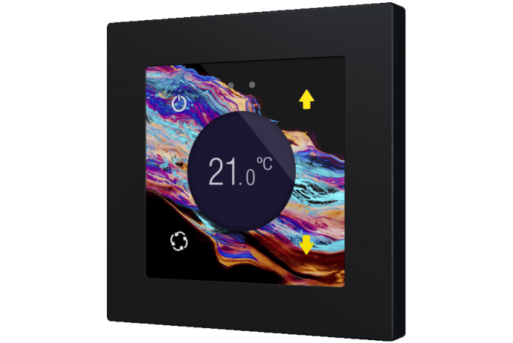 Zennio Flat RGB 55 Display  -  ZVIFR55D - ZVIFR55DC360