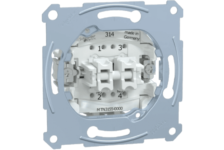 Schneider - D-Life - 2-gang push-button - MTN3155-0000
