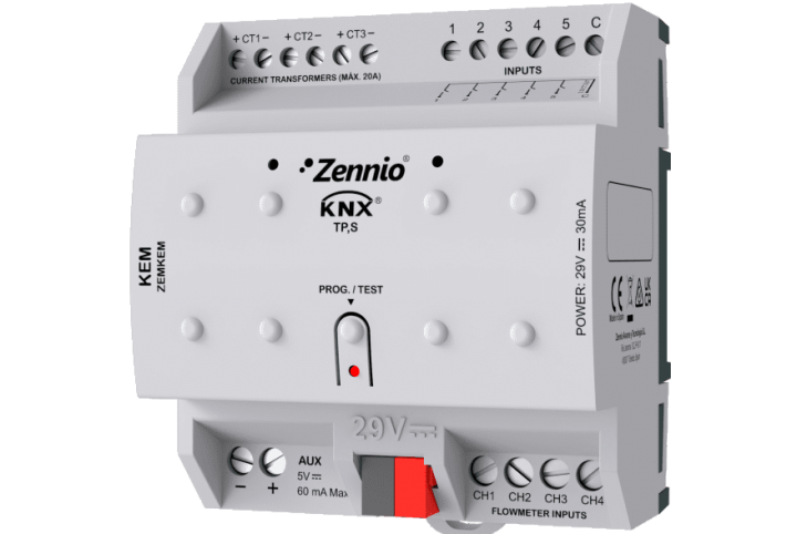 Zennio-KEM-KNX Energy Monitor-ZEMKEM