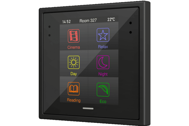 Zennio KNX Z28 Capacitive touch panel 2.8 inch display ZVIZ28A  ZVIZ28W  ZVIZ28S  ZVIZ28C