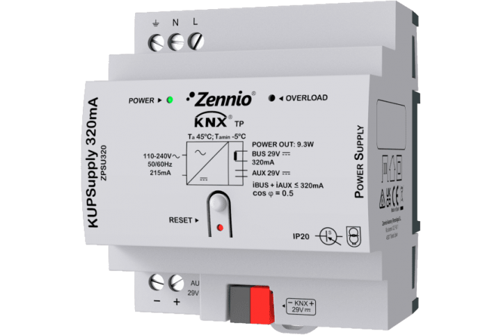 Zennio 320mA KNX KUPSupply ZPSU320