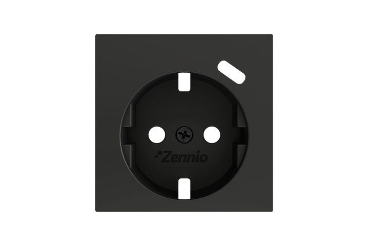 Zennio ZS55.Cover for ZS55 - Schuko Socket with USB C  - ZS55CSC1USA - ZS55CSC1USS - ZS55CSC1USMW - ZS55CSC1USC