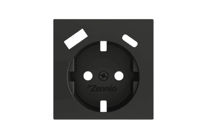 Zennio ZS55.Cover for ZS55 - Schuko Socket with USB C and A - ZS55CSC2USA - ZS55CSC2USS - ZS55CSC2USMW - ZS55CSC2USC