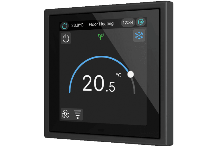 Zennio KNX CX33 Capacitive touch panel 3.3 inch display ZVICX33A-ZVICX33W-ZVICX33S-ZVICX33C-ZVICX33M