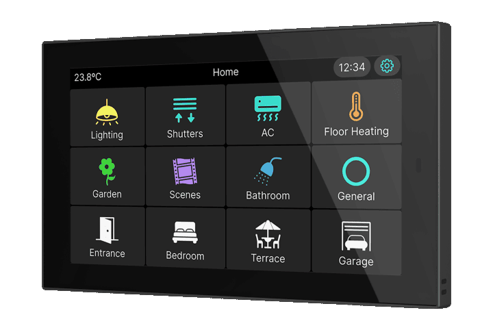 Zennio CX50 KNX touch panel 5”  ZVICX50A   ZVICX50S   ZVICX50W  ZVICX50C   ZVICX50M